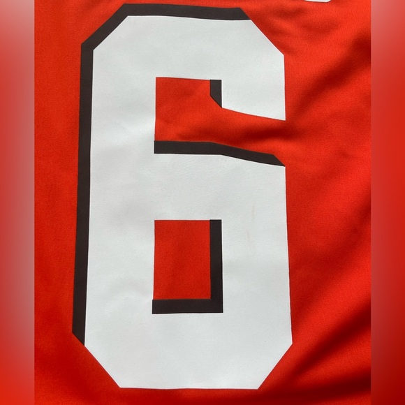 Cleveland Browns Baker Mayfield Nike Orange Jersey - Picture 5 of 9